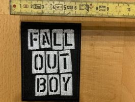 Fall Out Boy Patch Sticker Aufnäher Metal Rock Band