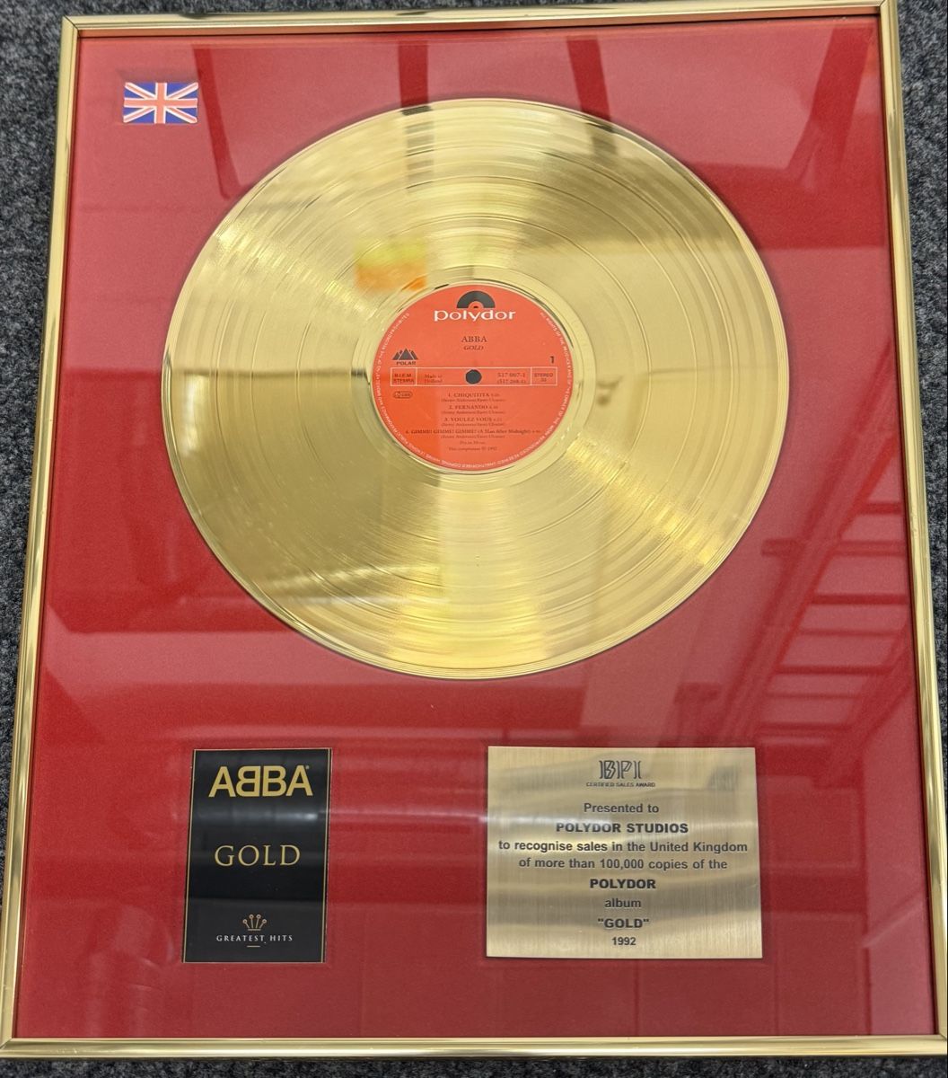 Cartes à collectionner: BPI Award ABBA, Polydor Studios – Neuf (Voir description) à Lausanne par Awards