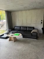 Ledersofa dunkelbraun