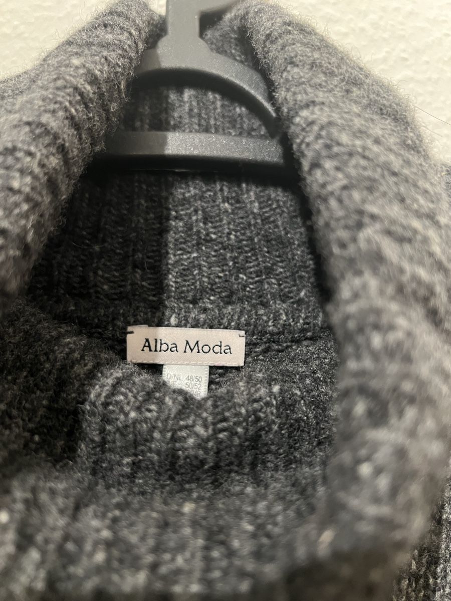 Alba Moda Maglioni & Felpe: Alba Moda | Wollpullover Alpaka Anthrazit Gr.48/50 – Nuovo e nell'imballaggio originale da Basel venduto da SimpleE 1