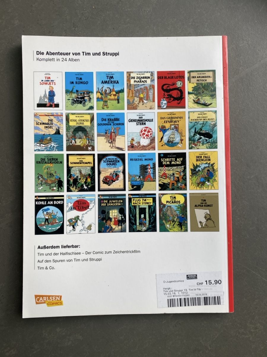 Fumetti: Tim und Struppi :  - Tim in Tibet – Nuovo (secondo la descrizione) da Dallenwil venduto da kavogt6 1