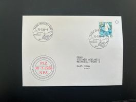 Wiesen GR Erstagbrief-Werbe-Stempel  (M886)