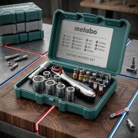 Metabo Bit Box und Ratschenset 26-tlg