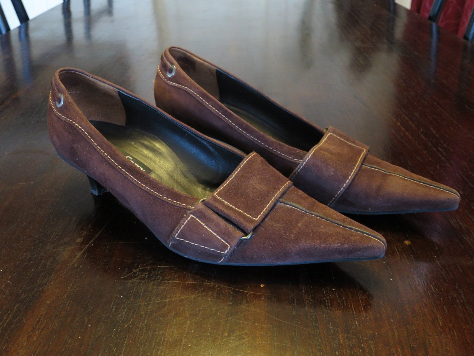 Paul Green Damenschuhe: Paul Green Echtleder Pumps, Braun, Gr. 40 – Gebraucht aus Beromünster von Balibon