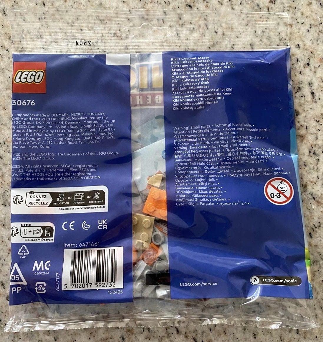 Lego Giocattoli: LEGO OVP Sonic Polybag – Nuovo e nell'imballaggio originale da Glis venduto da Timer 2
