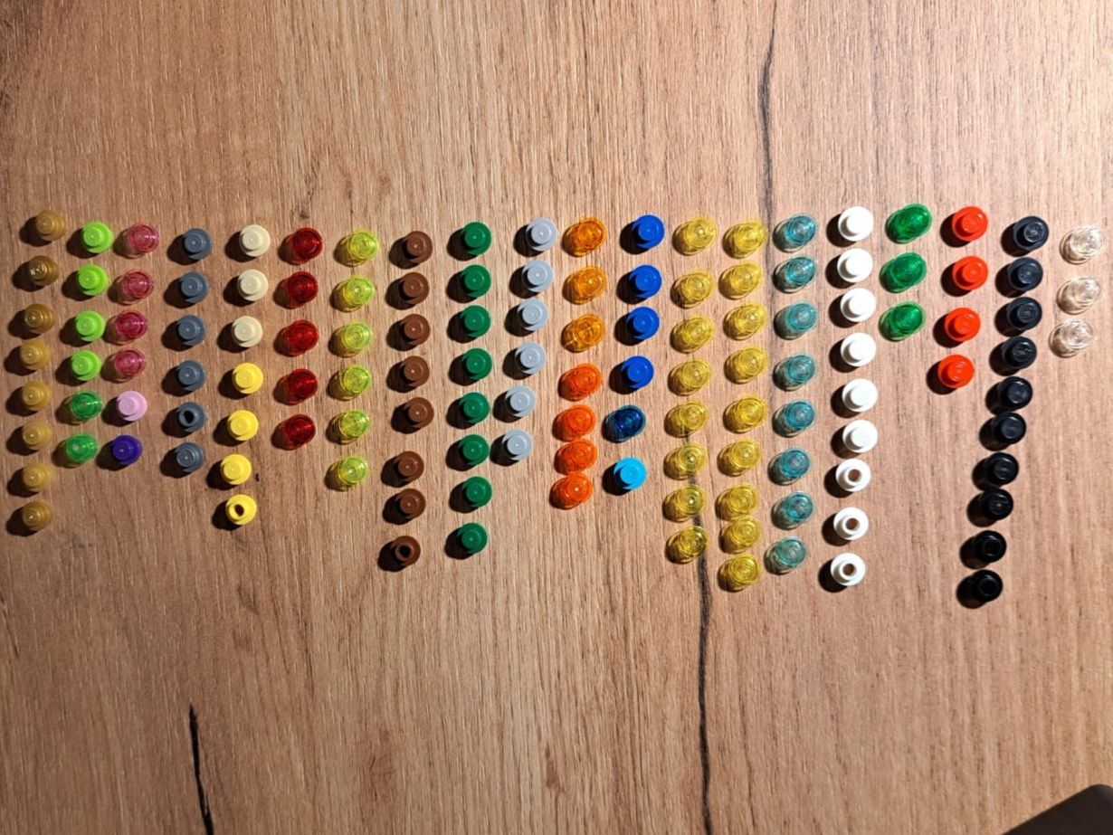 Lego Kit di costruzioni: Lego Teile 1x1 rund – Nuovo (secondo la descrizione) da Münsingen venduto da BeatGrolimund