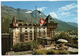 ST. MORITZ Palace-Hotel mit Piz Rosatsch