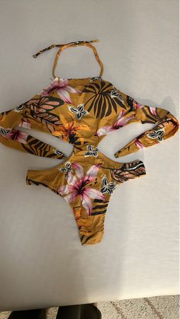 Original Brazil Monokini mit Blumenmuster Grösse S - NEU