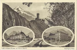 Les  Hôtels  Kluser  et  Mont  Blanc  -  Martigny-Ville