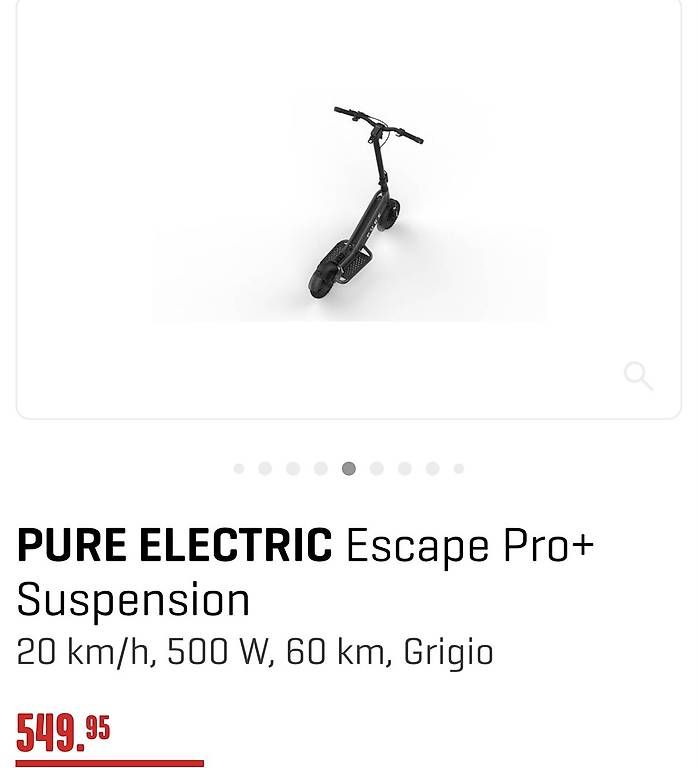 Veicoli elettrici: Pure Electric Escape Pro+ Suspension – Usato da Emmenbrücke venduto da net_5ymj 4