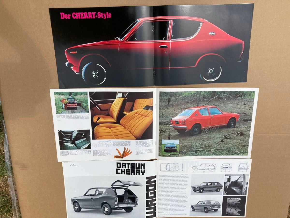 Datsun Documents: Prospekte   DATSUN  Cherry – D'occasion à Kaiseraugst par wombat51 1