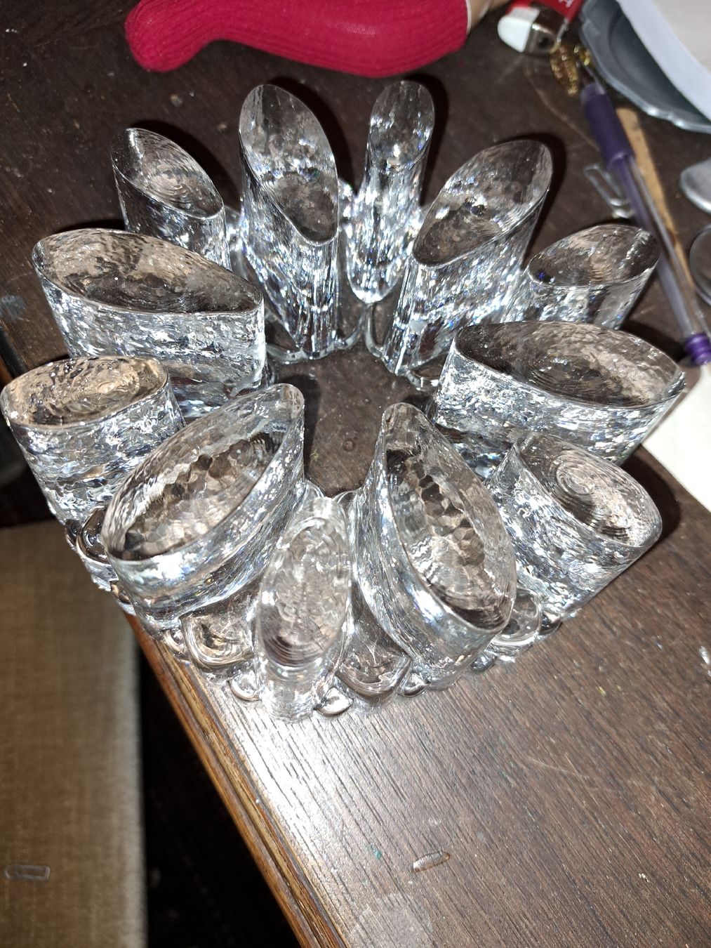 Portacandele: Vintage Blockglas Teewärmer – Usato da Kölliken venduto da Upcycling-by-Mc-TAM