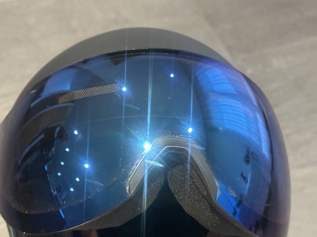 Caschi: Skihelm mit Visier S, 51-54cm – Usato da Rupperswil venduto da amrilu01 2