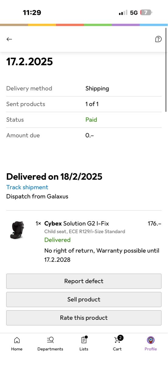 Cybex Seggiolini per auto: Cybex Solution G2 I-size mit Garantie bis 2028 – Nuovo (secondo la descrizione) da Küsnacht ZH venduto da Helenassecondhand 8
