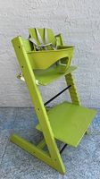 Original Stokke Tripp Trapp mit Baby Set  limettengrün