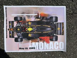 Monaco john player 1985 Ayrton senna formel 1