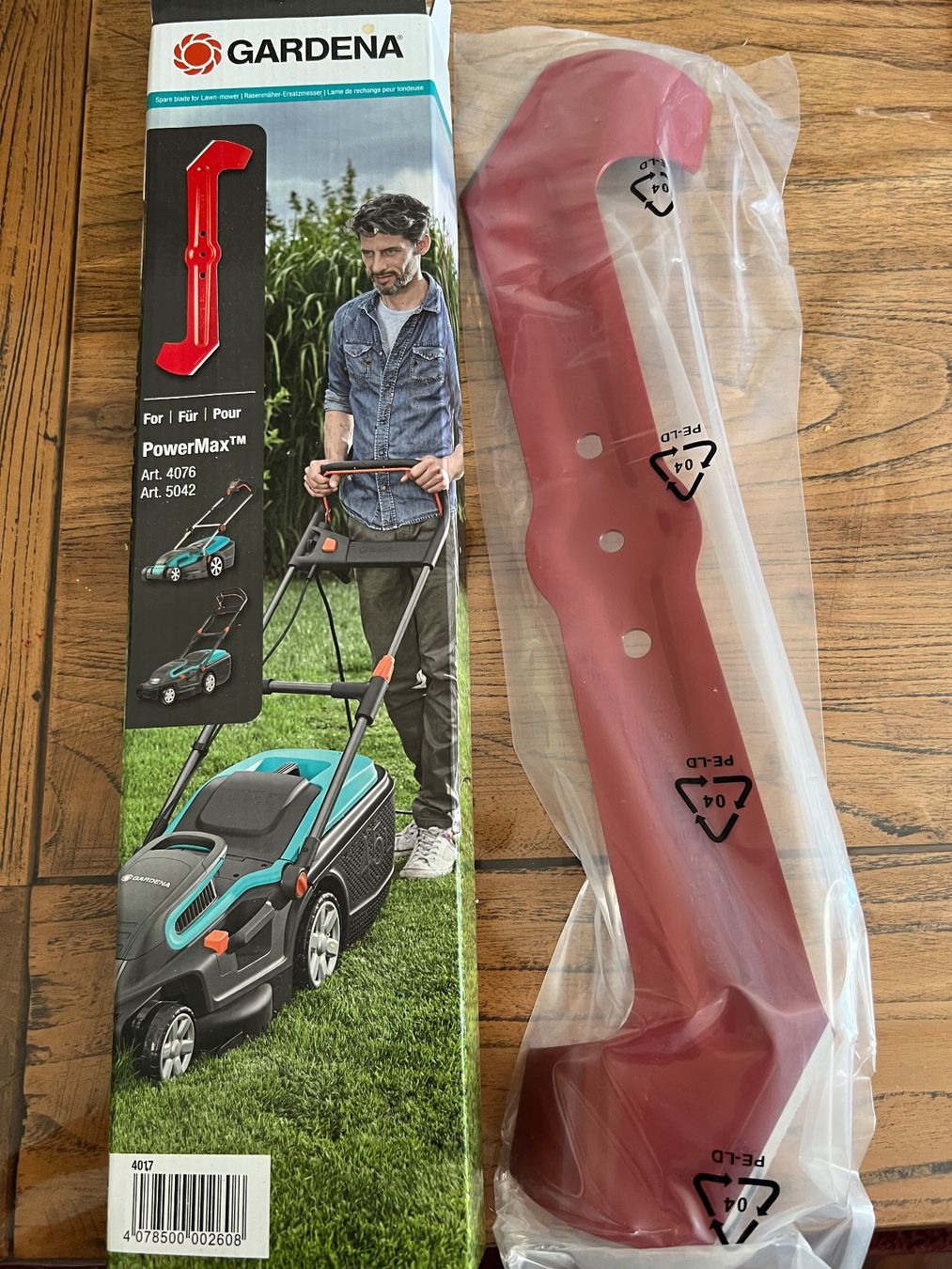 Gardena Tagliaerba: Ersatzmesser Klinge GARDENA PowerMax 4076 / 5042 – Nuovo e nell'imballaggio originale da Veltheim AG venduto da kronecker