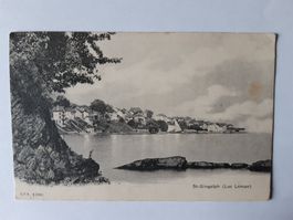 Alte Ansichtskarte St-Gingolph, Genfersee, um 1906!