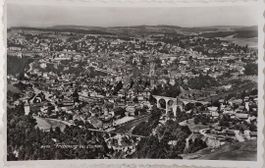 FRIBOURG - Vu d'avion - 1954