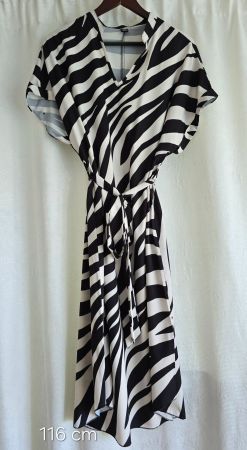 Sommerkleid mit Zebramuster, Grösse XL