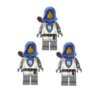 3x cas595 Horse Knight Archer Castle LEGO (NEU)