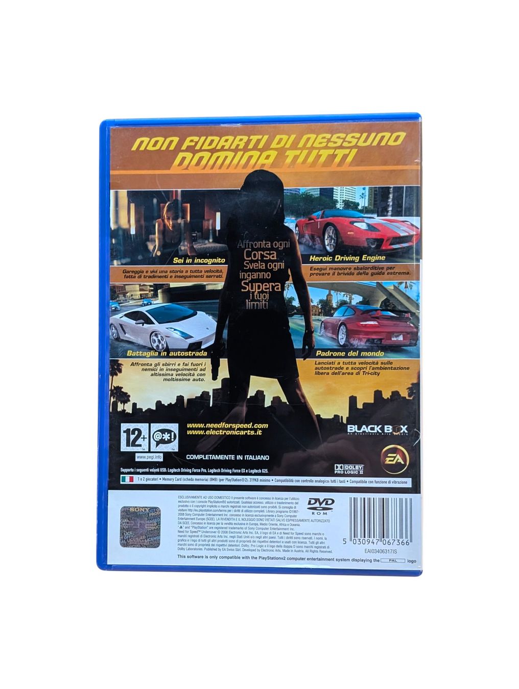 Sony Giochi: Need for Speed Undercover PlayStation 2 (PS2) – Usato da Domat/Ems venduto da IsseldorsShop 1