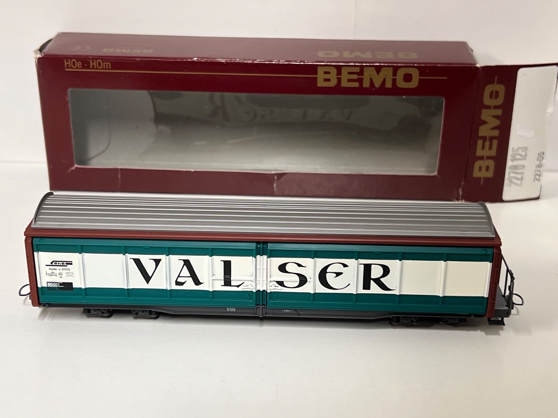 Bemo Modellini di ferrovie: Bemo RhB  Haik-v 5105 Valser – Nuovo (secondo la descrizione) da Neuenhof venduto da ludovicco 2