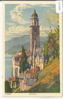 Morcote - Künstlerkarte - Litho