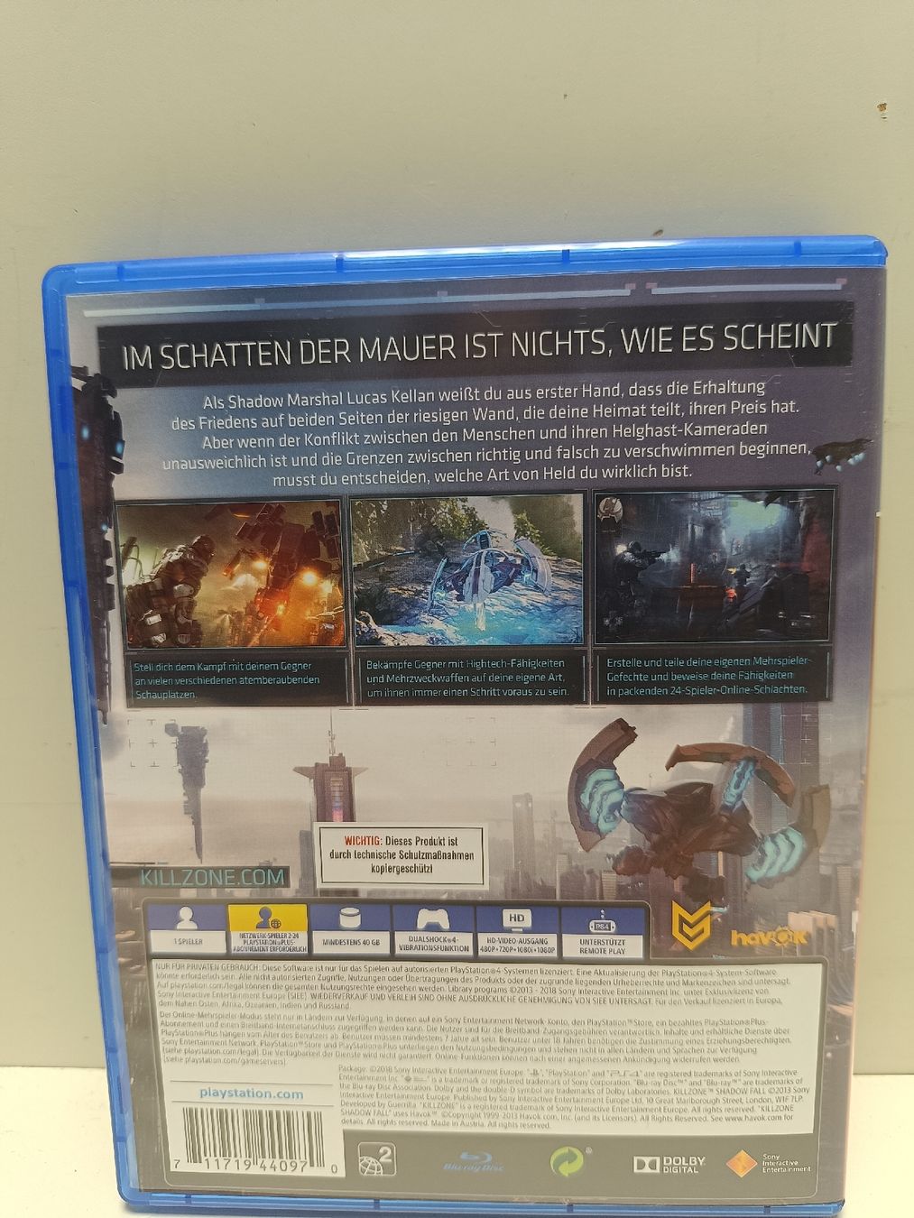 Sony Giochi: Killzone Shadow Fall PS4 Spiel (bia4) – Usato da Künten venduto da Schnaepplihuus 3