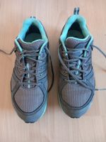Chaussures de trail The North Face gris menthe