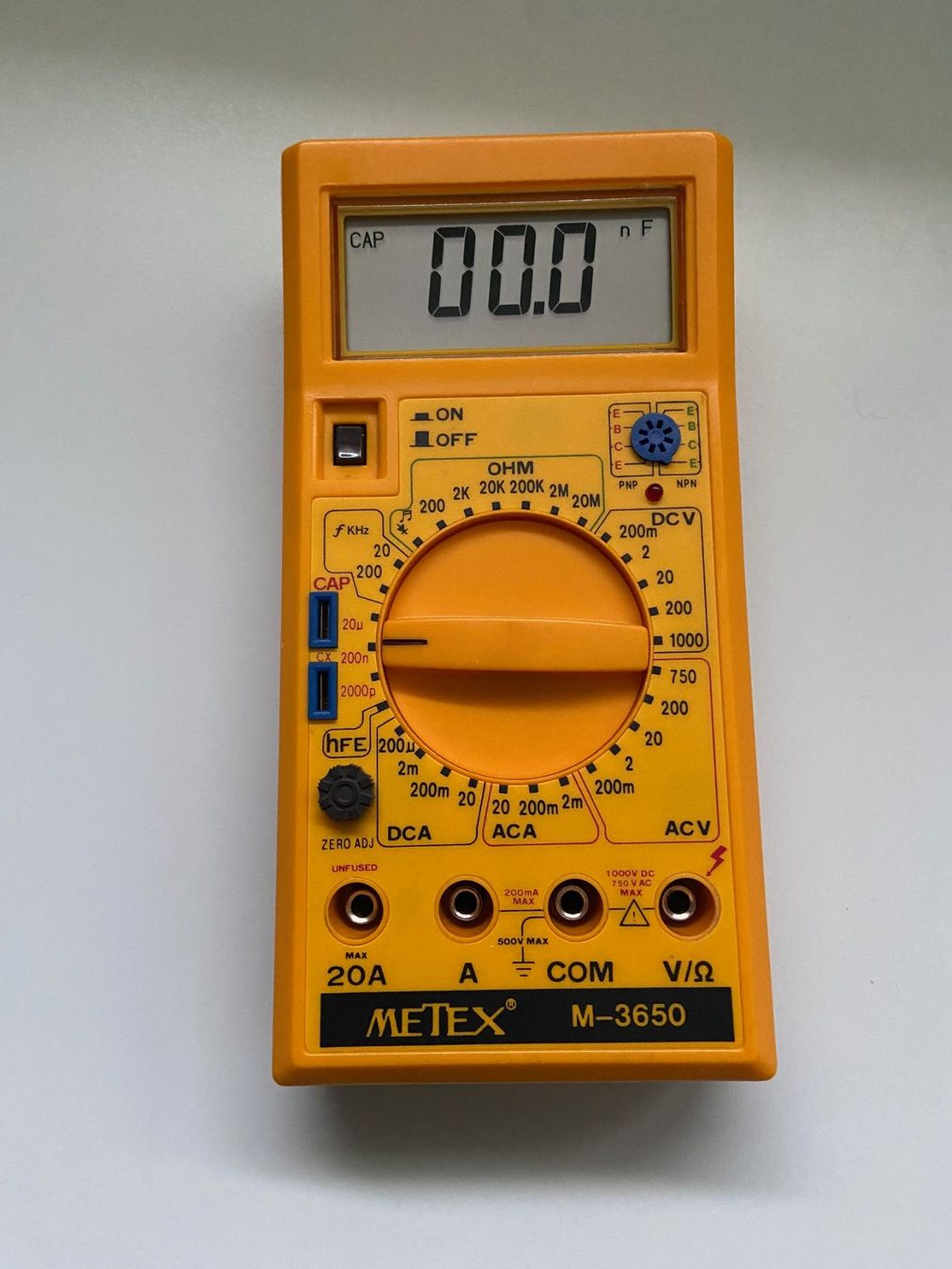 Messen: Multimeter Metex 3650 inkl. OVP – Gebraucht aus Langnau am Albis von  3