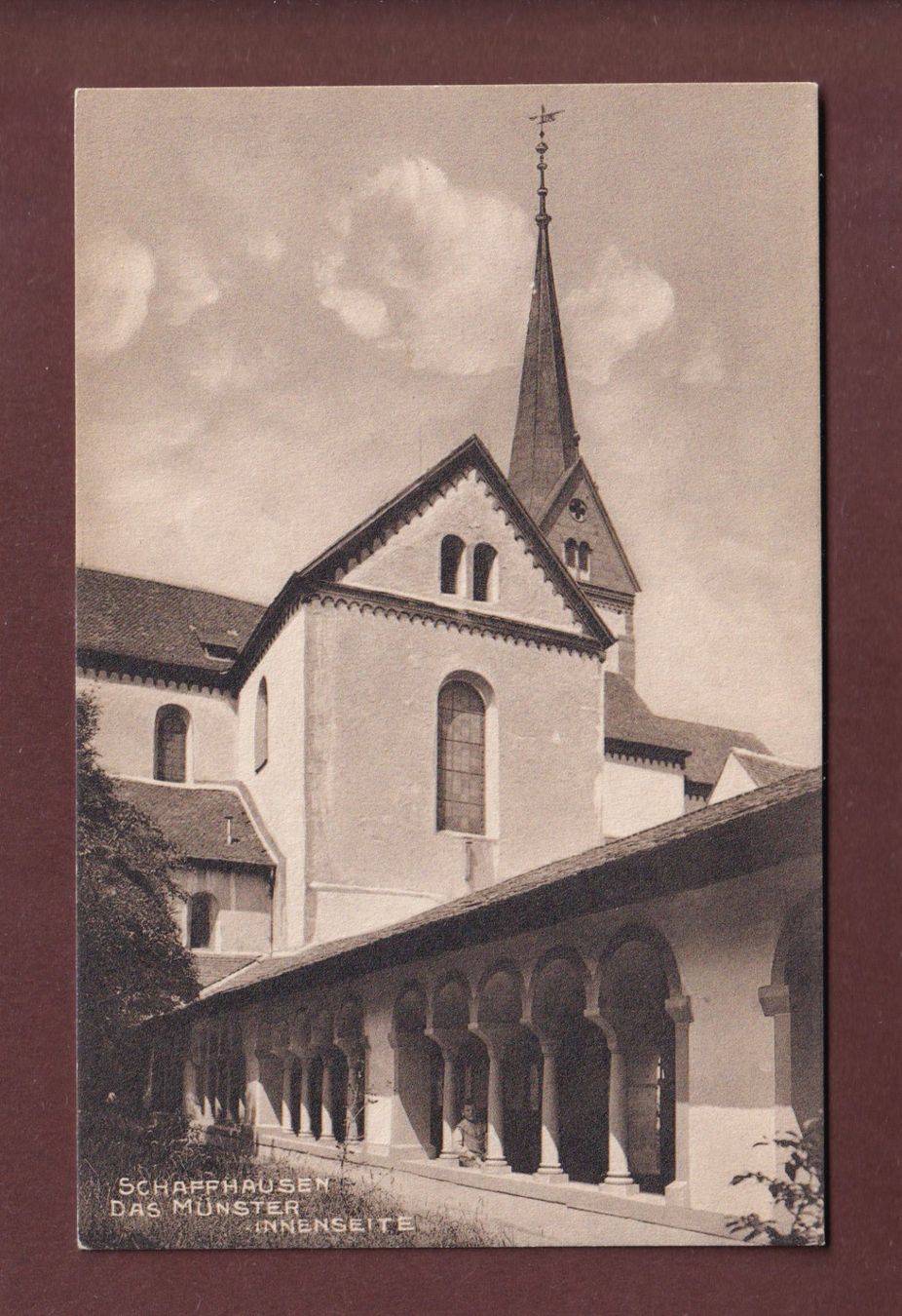 Cartoline postali: SCHAFFHAUSEN - Münster - Innenseite – Usato da Pully venduto da nicecards-shop