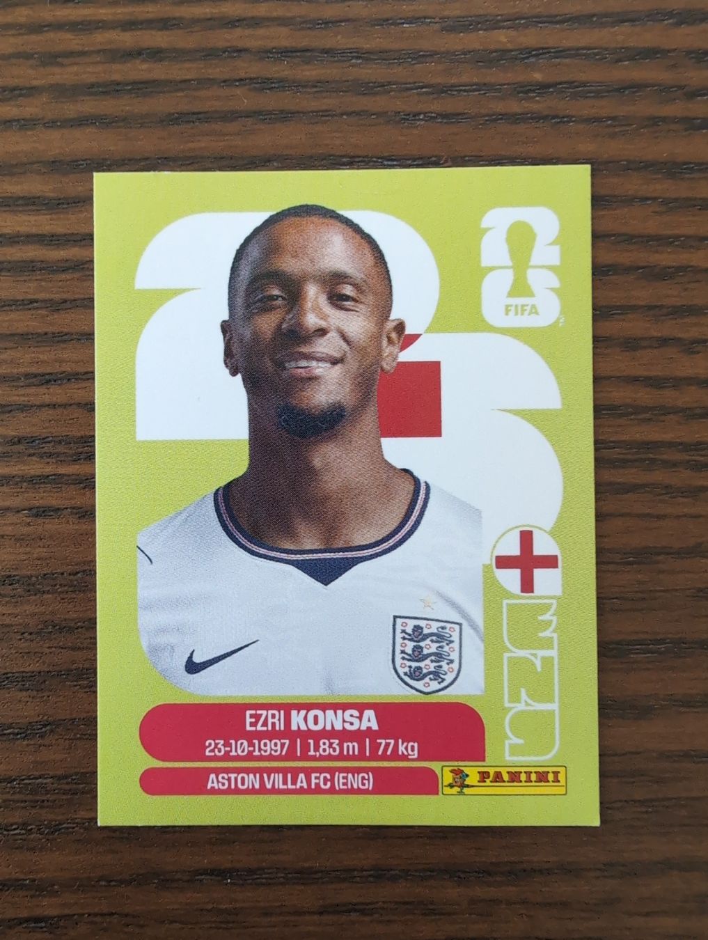 Panini Carte collezionabili: Panini wm sticker 26 ezri konsa Eng 5 – Nuovo (secondo la descrizione) da Zürich venduto da Rolup