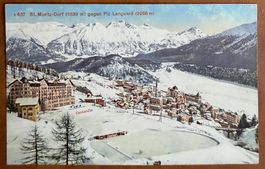 St. Moritz - Patinoire - AK