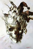 Modern Art - Joker skull