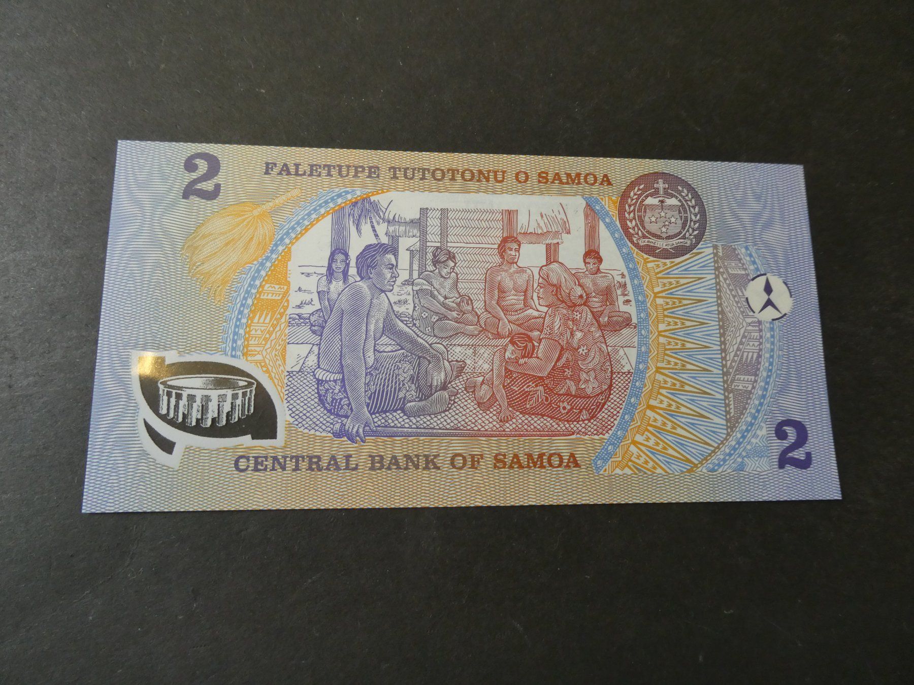 Billets de banque: Samoa, 2 Tala -   ungefaltet – D'occasion à Hinterforst par Rohusri 1