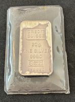 20g 999er CS Silberbarre in Original Plister