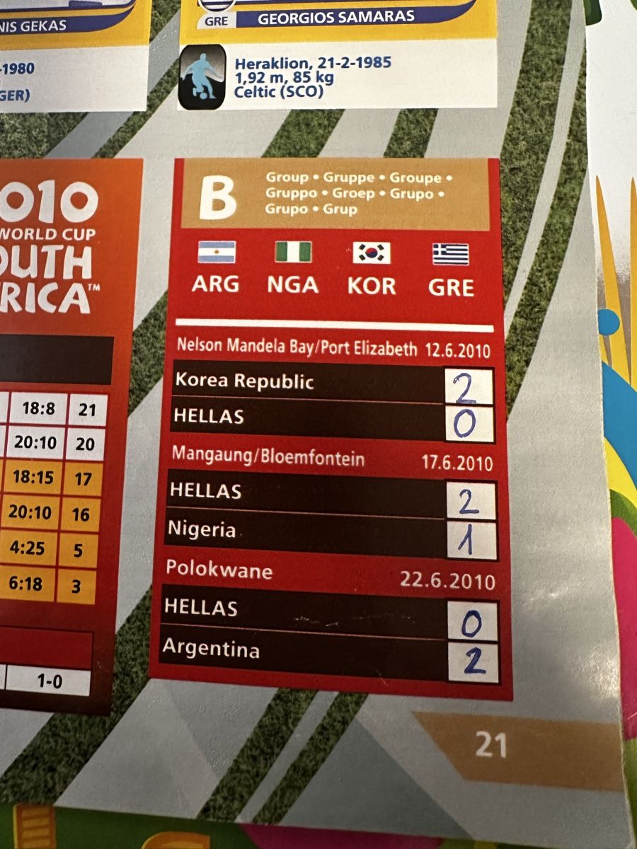 Panini Album: Panini WM Album 2010 & 2014 komplett – Usato da Niederbipp venduto da Roeschu77 5
