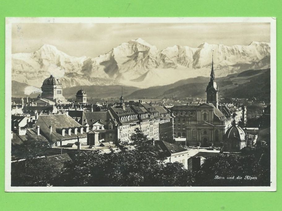 Cartoline postali: Bern und die Alpen – Usato da Zürich venduto da t24_de