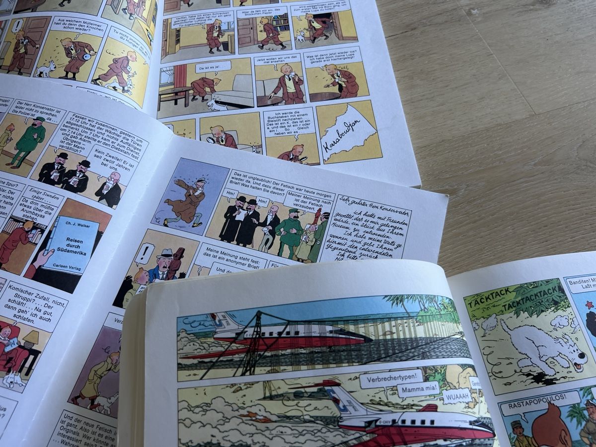 Comics: Tim und Struppi 3x – Gebraucht aus Bern von Spardyox 3
