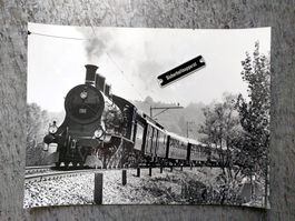 SBB Dampflok A 3/5 Nr. 705 mit Personenzug - Foto