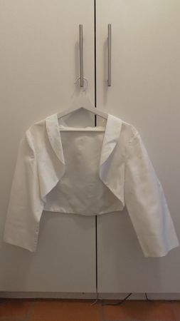 Bolero Hochzeit Satin Gr 44/XXL