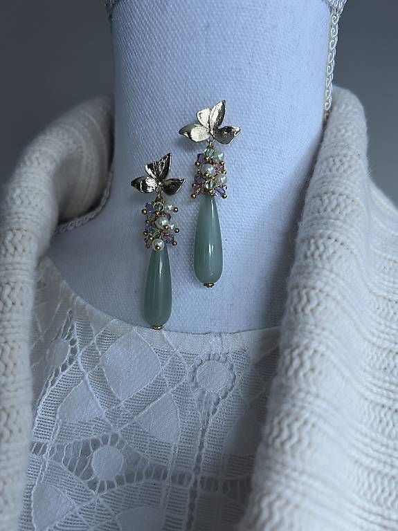 Boucles d'oreille: Ohrringe Swarovski Steinperlen  – D'occasion à Buchs SG par jco_st8t 3