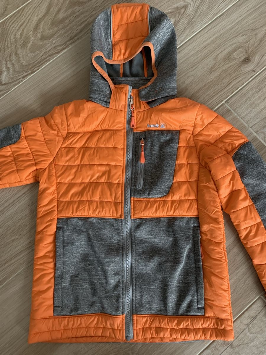Kamik Giacche & Cappotti: Kamik Übergangsjacke Gr. 140 orange-grau – Usato da Rudolfstetten venduto da Joyw 1