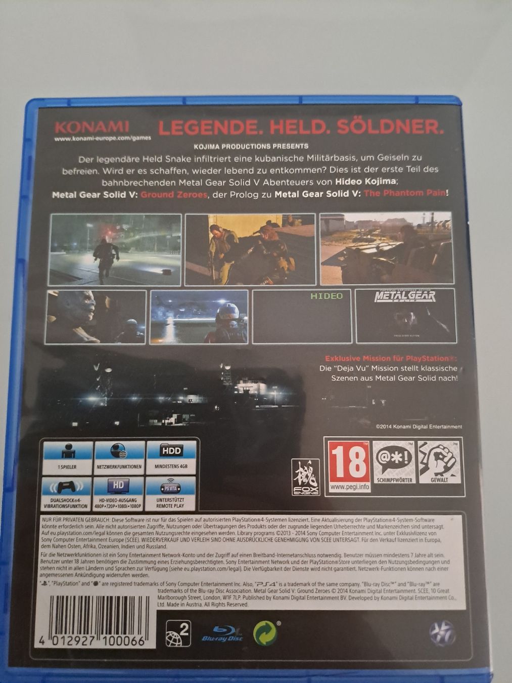 Jeux: Metal Gear Solid V, PS4 Spiel – Neuf (Voir description) à Dietikon par Aro79 1