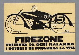 MAGA, FIREZONE, *, ECCEZIONALE PUBBLICITARIA B/N!