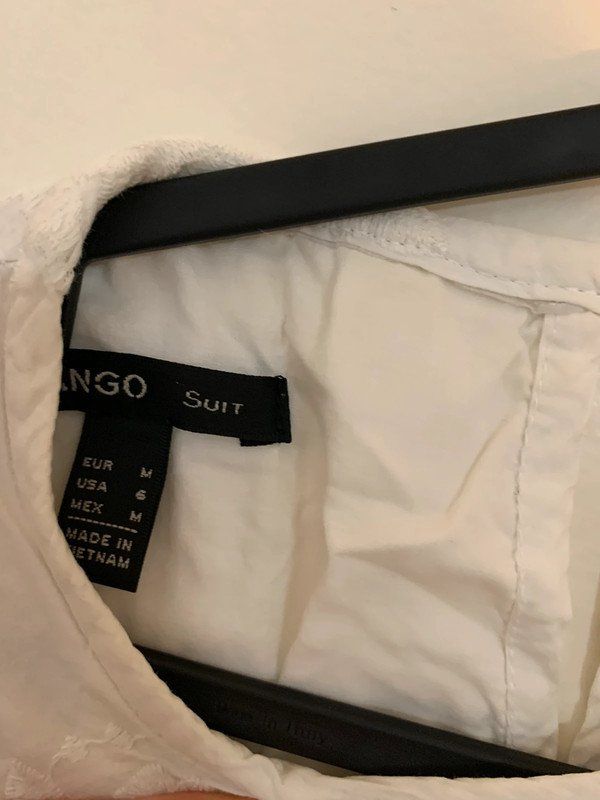 Mango Vestiti: Vestito bianco pizzo – Usato da Pazzallo venduto da nic_6zpt 2