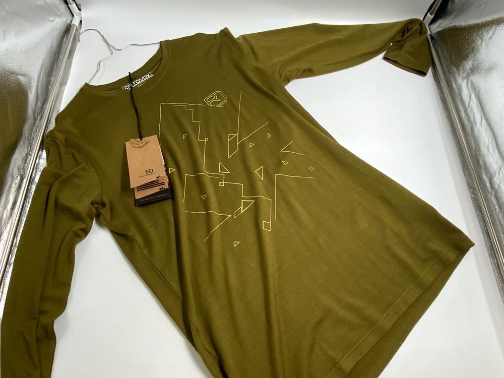 Ysabel Mora Herren Thermo-Shirt Mit V-Ausschnitt – Langärmlig, Flauschig Gefüttert, Für Kalte Tage