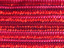 Fester Wollstoff rot-pink-lila, edle Webart, f. Kissen etc.