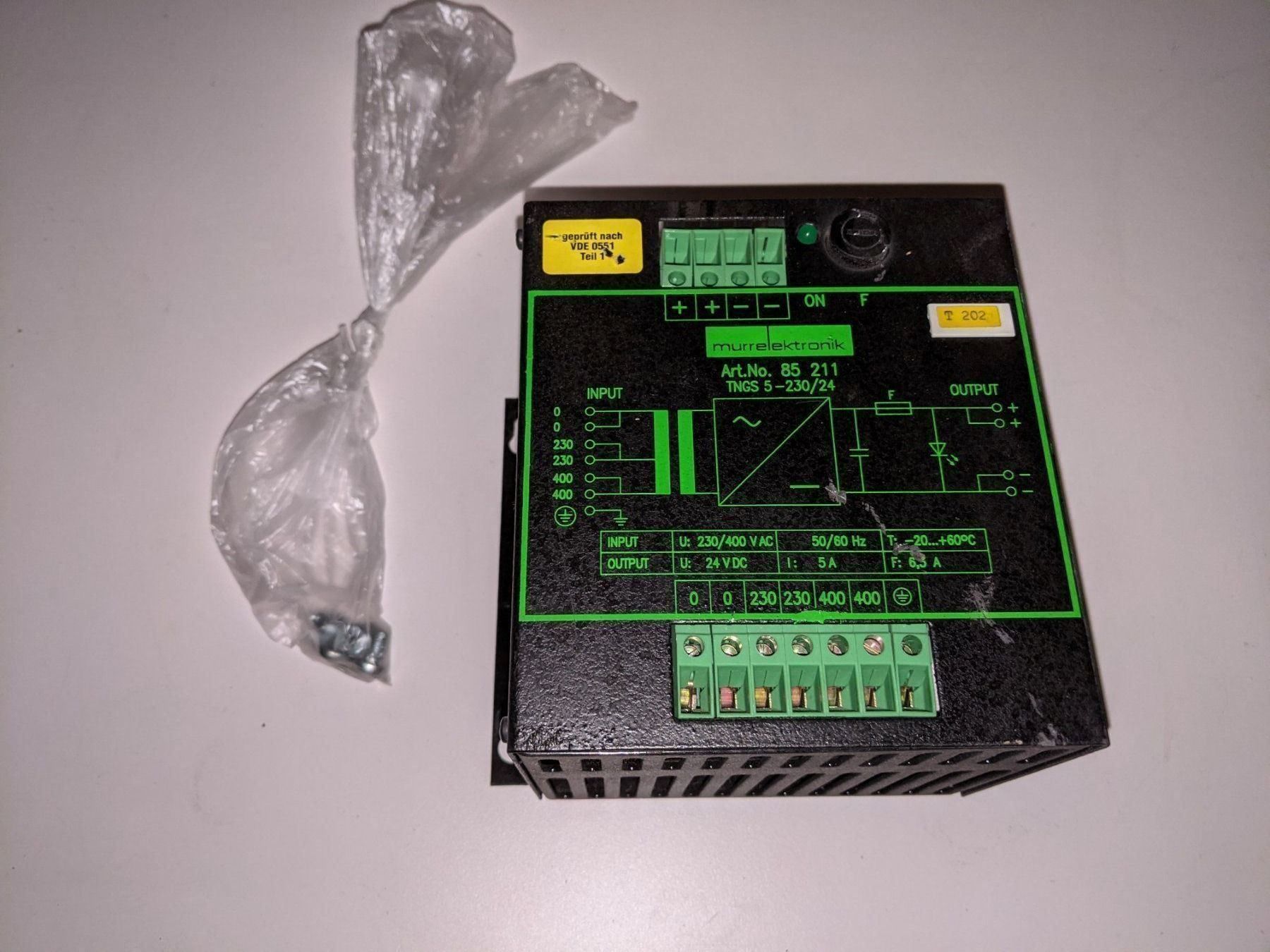 Elektronikbauteile: Murr Elektronik Netzteil 85 211 – Gebraucht aus Menziken von mame18 1